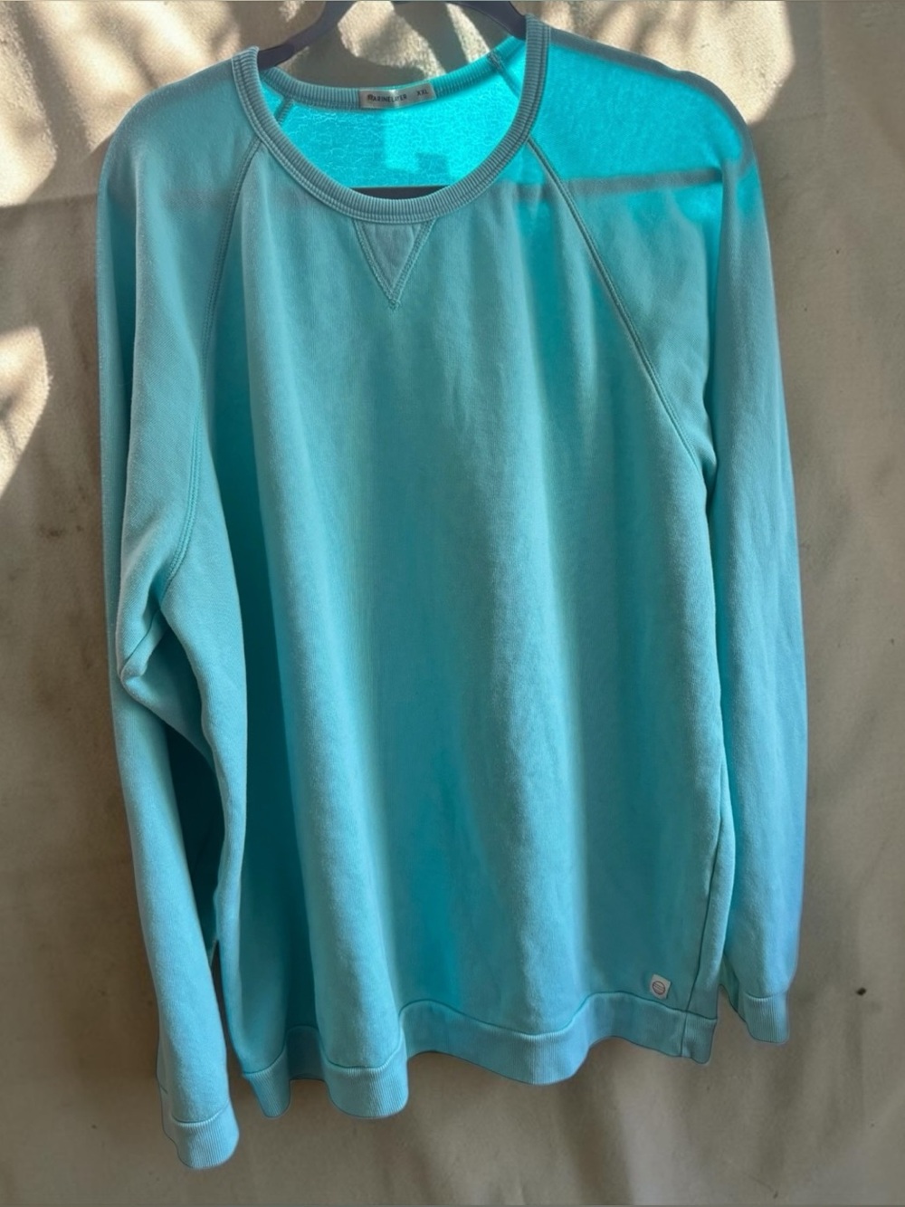 Marine Layer Shockwave E8 Aqua Pullover Sweatshirt XXL